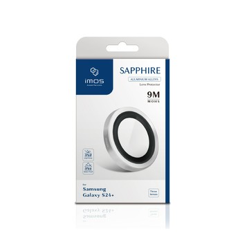 imos Samsung Galaxy S24+ 藍寶石鏡頭保護鏡-三顆(鋁合金-銀色)