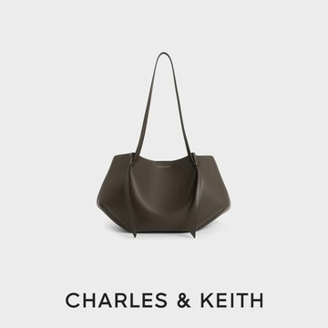 【CHARLES & KEITH】Calla 抓皺托特包｜大容量包款｜送禮推薦｜快速出貨｜小CK｜官方直營