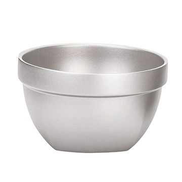 TEMPEST 純鈦雙層隔熱碗 方形大碗公 500ml  純鈦色  1個