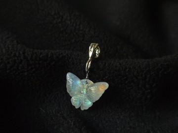 蝴蝶月光石項鍊 | 純銀 項鍊 交換禮物 生日禮物