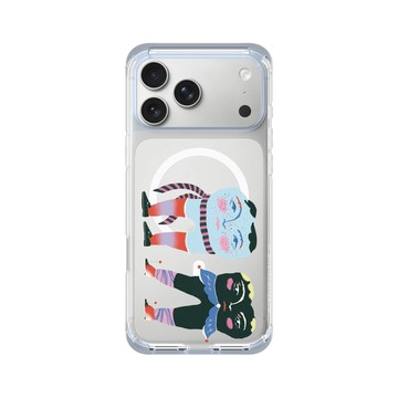 iPhone 17 Pro Max ClearX (MagSafe 兼容) 冰透藍 - Livia Fălcaru - 牙仙子