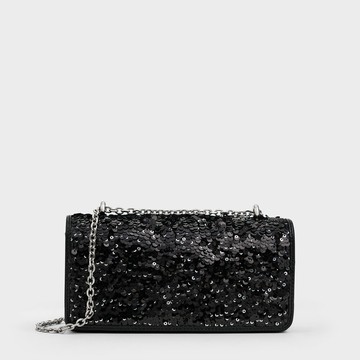 Paffuto 亮片鍊條長夾