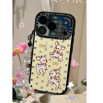 聯名歐陽娜娜夢鏡小鹿iPhone17promax手機殼16pro蘋果14卡通15硬