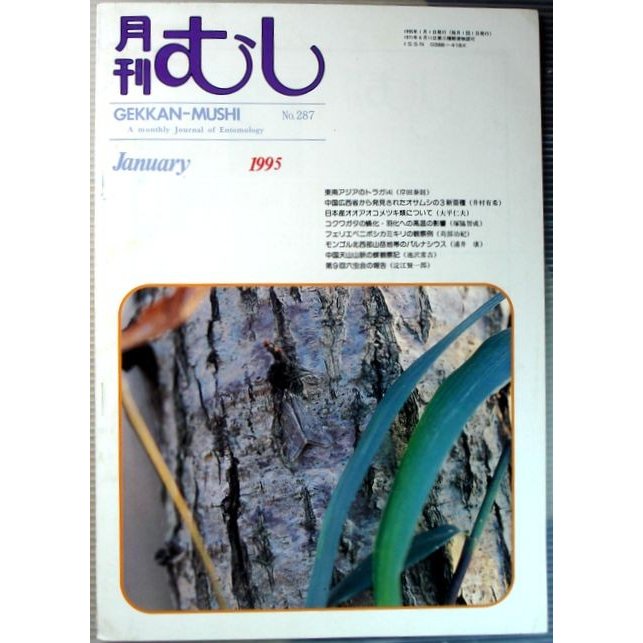 月刊　むし　1995年1月号