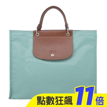 LONGCHAMP CABAS LONGCHAMP系列手提包(大/馬鞭草綠)10306-HGH-M07