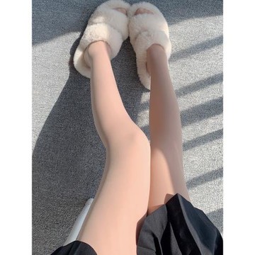 水光襪一體加絨加厚光腿神器春秋襪肉色絲襪連褲襪