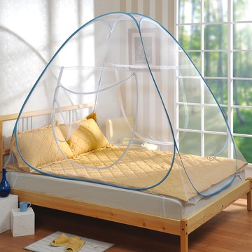 Cotton Field 棉花田傢飾 折疊軟鋼 蒙古包雙門蚊帳  雙人150 x 200 x 150cm  加強型