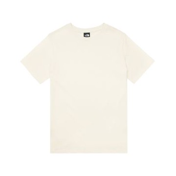 The North Face 北臉 短袖上衣 女 W TNF ESSENTIAL FOUNDATION REGULAR SS TEE 米白 NF0A8GWFQLI