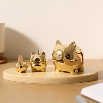 【GOLDENPIG】招財金豬 捌 22K金