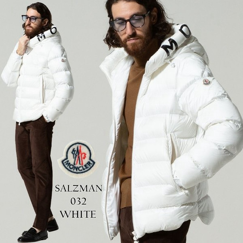 モンクレール メンズ Moncler ダウンジャケット ロゴ フード ナイロン ダウンブルゾン Salzman サルズマン 白 ブランド パーカー アウター Mcsalzman1 通販 Lineポイント最大get Lineショッピング