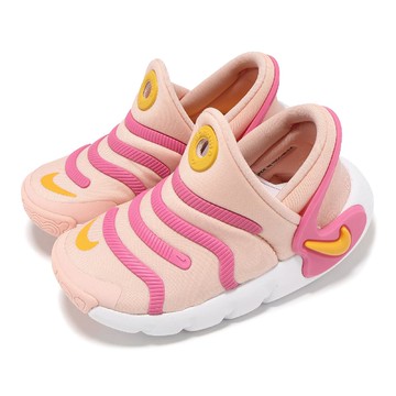 休閒鞋 Dynamo 2 Easyon PS 中童 粉 白 毛毛蟲鞋 小朋友 易穿脫 運動鞋 FD0553-800