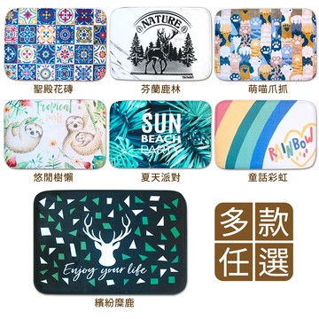 簡單生活超柔軟舒適地墊【TROMSO】/台灣出貨 腳踏墊 吸水墊 踏腳墊 珊瑚絨 棉柔 防滑止滑【H2120087】