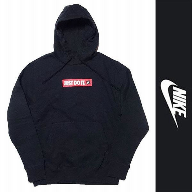 新品 NIKE PULL OVER SWEAT PARKA ナイキ パーカー ブラック プル