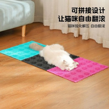 【萌寵用品】狗狗貓咪蹭癢耐磨貓咪蹭癢墊平面貓蹭癢器貼牆貓咪蹭癢神器可拼接