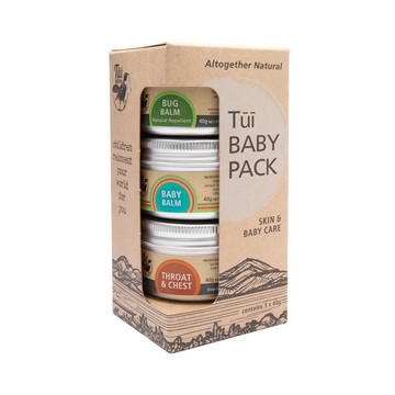 【Tui Balms】紐西蘭蜜雀親親寶貝呵護組 40g三入組