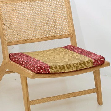 金大器 JINDACHI 日式和風立體紙纖維坐墊  50 x 50 x 5cm  櫻花紅