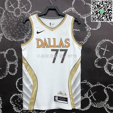 【卓越優選館】20賽季獨行俠城市版77號東契奇球衣 NBA籃球服透氣速干 明星同款球衣 運動健身籃球比賽 廠家直銷一件起批