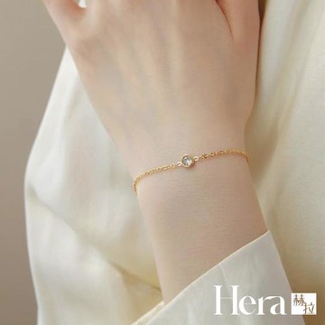 【Hera 赫拉】高級感簡約單鑽手鍊 H112080902