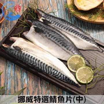 【佐佐鮮】挪威特選鯖魚片(中)17片組(155g±10%/片_1~2人份)