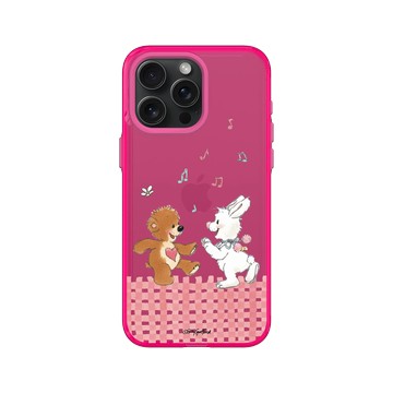 iPhone 15 Pro Max Clear 粉漾桃 - Suzy's Zoo - Boof和Lulla的歡樂時光