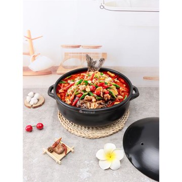 火鍋專用燉鍋明火電磁爐燃氣灶煲湯燉菜家用大容量耐高溫干燒沙鍋