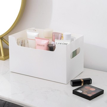 家用桌面雜物收納籃口紅化妝品內衣儲物收納整理塑料可折疊儲物盒
