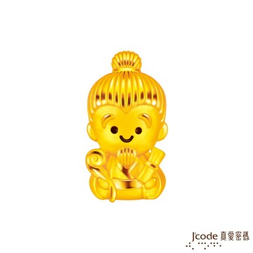【J'code真愛密碼金飾】霞海城隍 月老硬金擺件
