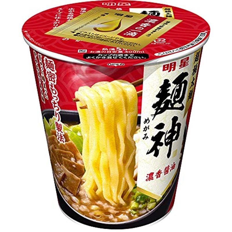 明星食品 麺神カップ 濃香醤油 100g