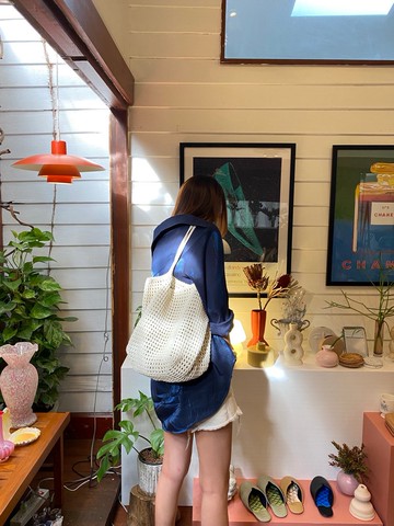 鉤針編織手提包 - 夏日風情