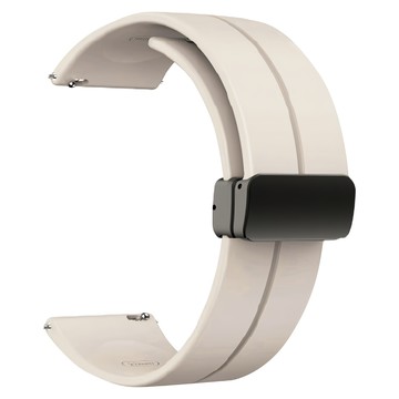 Ergotech 人因科技 Anion 負離子能量TPU磁吸矽膠錶帶 20mm  Galaxy watch 46mm  1個  奶茶色