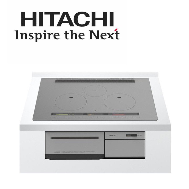 HITACHI IHクッキングヒーター HT-M100HTF(H) メタリックグレー 600mm - 4