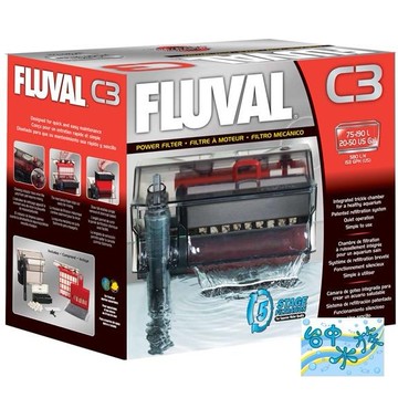 {台中水族} 加拿大 赫根 HAGEN FLUVAL-C4生化外掛過濾器 1000L/H 特價--5階段過濾系統