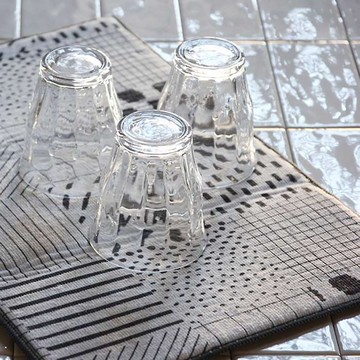 【SPICE】細纖維海綿夾層(瀝水墊)-黑白拼布