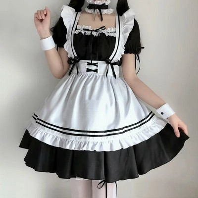 コスプレ メイド服 衣装 ロリータワンピース アニメ かわいい コスチューム コスプレ衣装 大人用 ワンピース エプロン 仮装パーティー 仮装 結婚式 余興 通販 Lineポイント最大get Lineショッピング