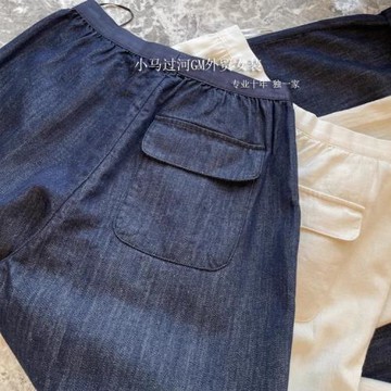 出R單！！！可文藝可休閑~老錢風天絲亞麻棉寬松顯瘦休閑闊腿褲女