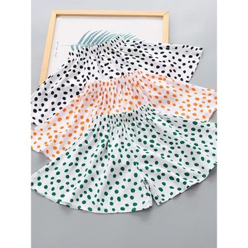 兒童裙褲女童夏季洋氣短褲中大童人造棉寬松褲裙女孩百搭時尚熱褲