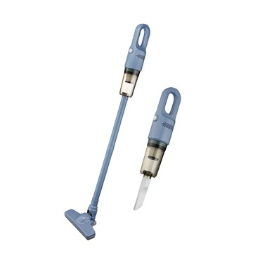 【KINYO】輕巧兩用吸塵器(KVC-6225)｜有線吸塵器 插電使用 直立 手持 居家 車用 藍色 綠色