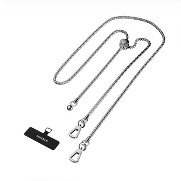MAGEASY 銀 金屬鏈掛繩 / 掛繩片組 H7878 (4895241121241)