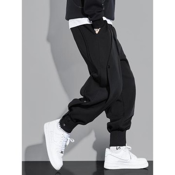 GURBAKS2026新款衛褲男士潮牌潮流束腳休閑褲青少年男生美式褲子