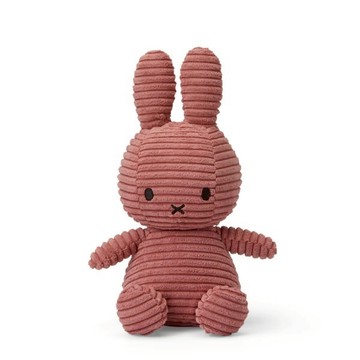 BON TON TOYS｜Miffy米菲兔ECO燈芯絨填充玩偶-玫瑰粉 23cm
