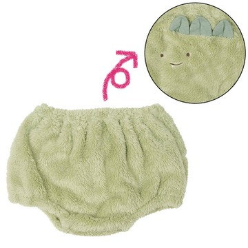 akachan honpo - 蓬蓬褲-刷毛動物-綠色