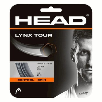 【曼森體育】HEAD LYNX TOUR 網球線 六角 SPIN 硬線 1.25mm 黑 / 灰 /橘 極佳手感