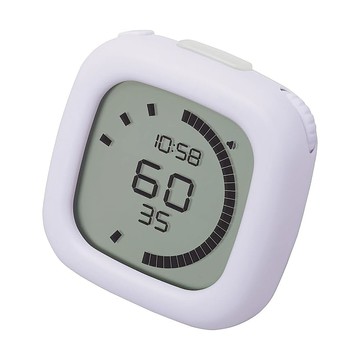 【龍品文創】SONIC SP-1118 電子時鐘倒數計時器-不附電池-粉紫