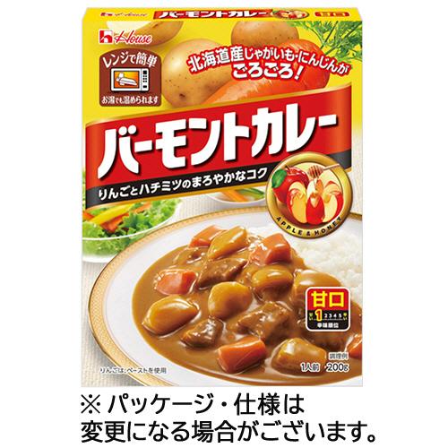 ハウス食品　レトルトバーモントカレー　甘口　２００ｇ　１セット（１０食）