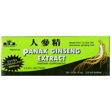 Panax Ginseng with Alcohol 30 Vails by Ginseng Products