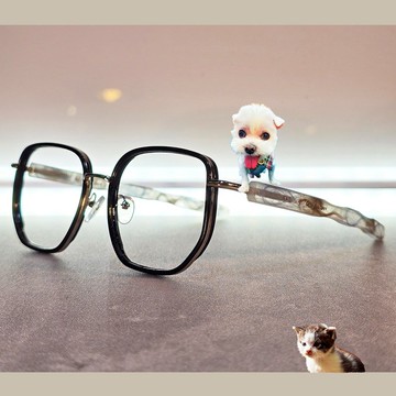 帥鏡_鼻樑上的毛孩工藝 (把寵物毛髮 溶入手工眼鏡) / 款式多色