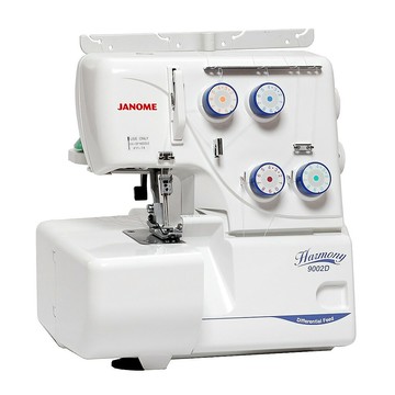 【松芝拼布坊】車樂美 Janome 鋁合金裝置 二針四線 拷克布邊機 9002D 可密考