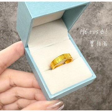 [Hi rosé!]現貨、實拍！麻將戒指中國風高級個性胡槓上中式十三幺雞中式 簡約沙金 越南砂金戒指 結婚 訂婚