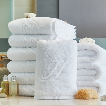 SOFT TOUCH 傳承系列飯店毛巾 220克 40支精梳棉  10入  白色