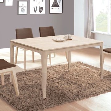 Boden-瑟雷夫5尺全實木餐桌/休閒工作桌-150x90x76cm